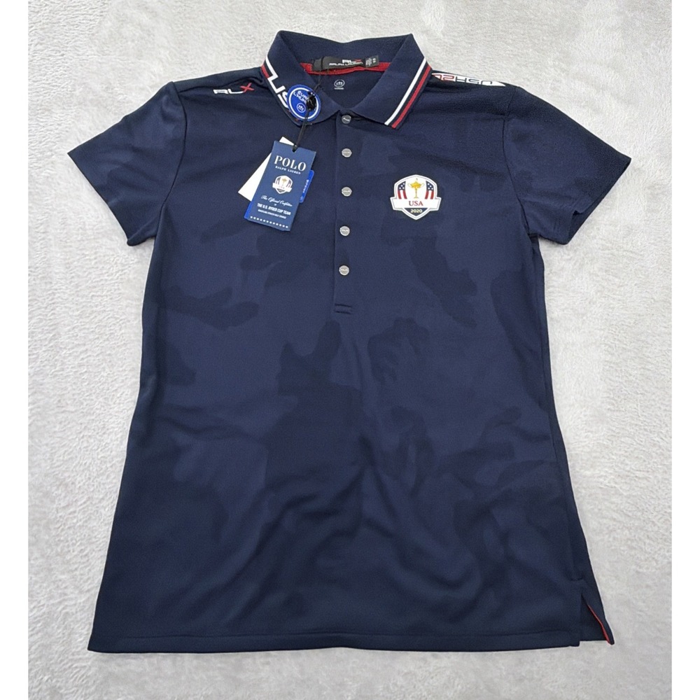 Women's XS RLX Ralph Lauren 2020 Ryder Cup Polo Shirt Golf Stretch Team USA NWT